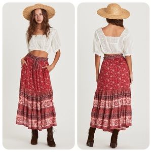 NEW!! Arnhem Cassis Amelie Midi Skirt